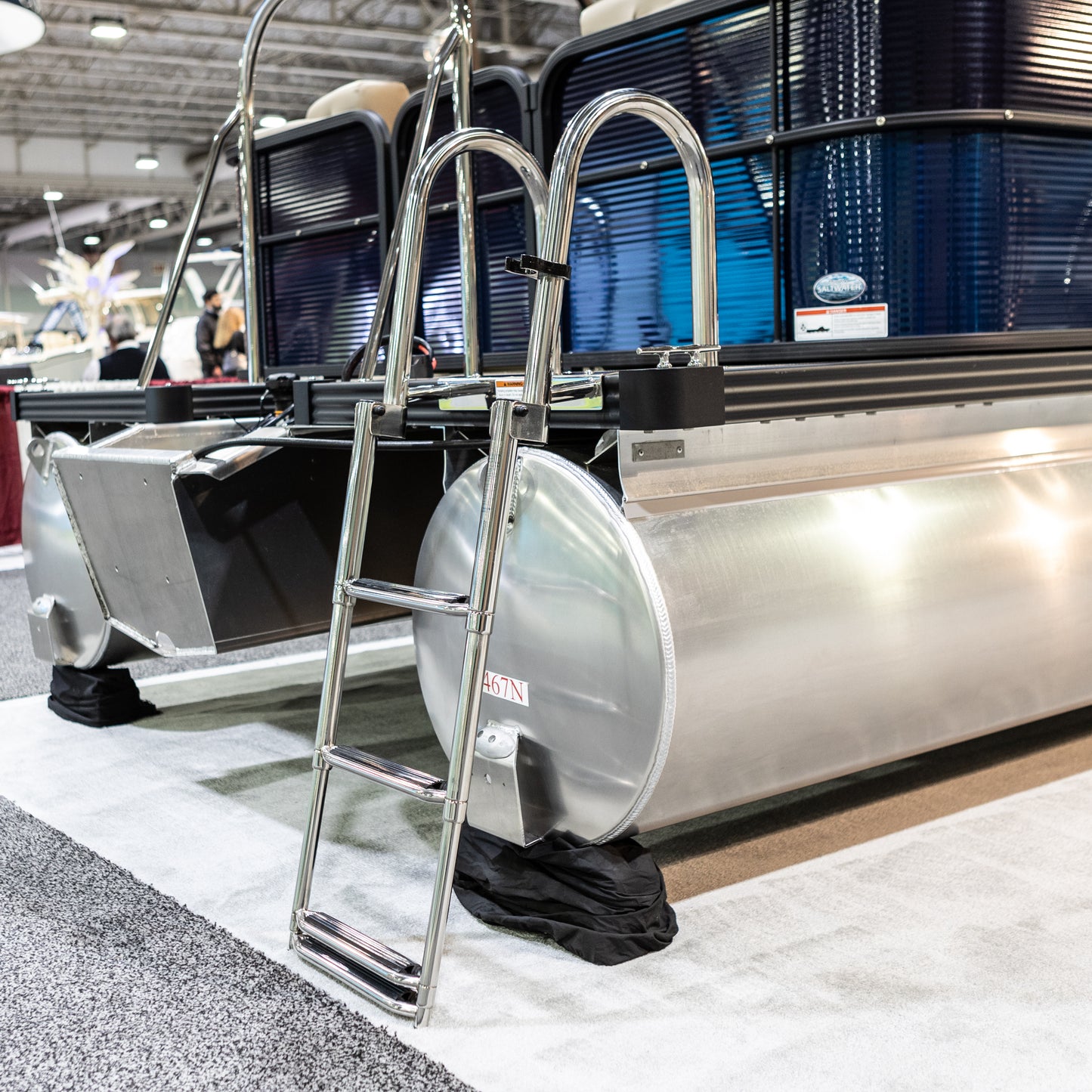 4-Step Telescoping Pontoon Ladder