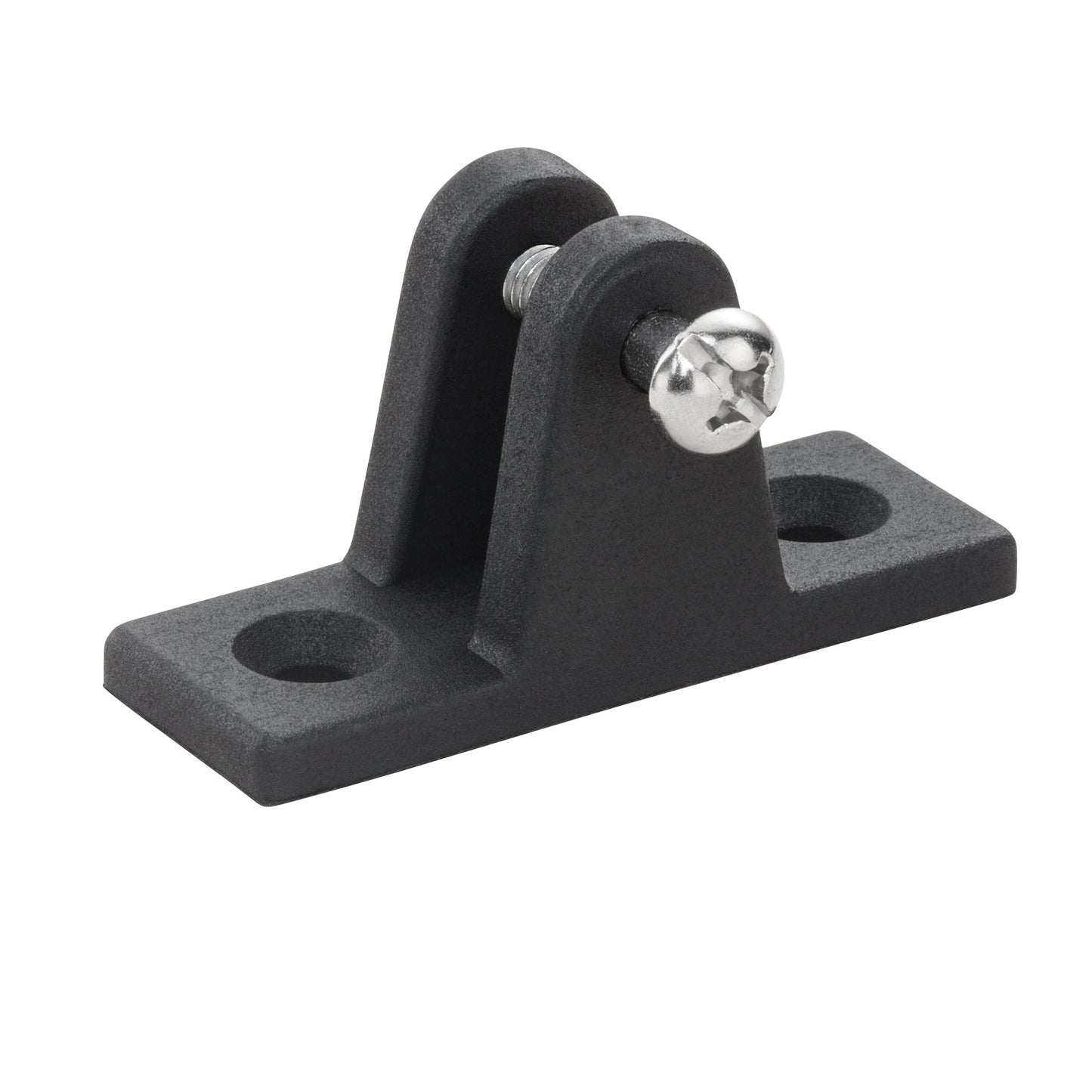 7/8" x 2-7/16" Black Nylon Angle Base Deck Hinge