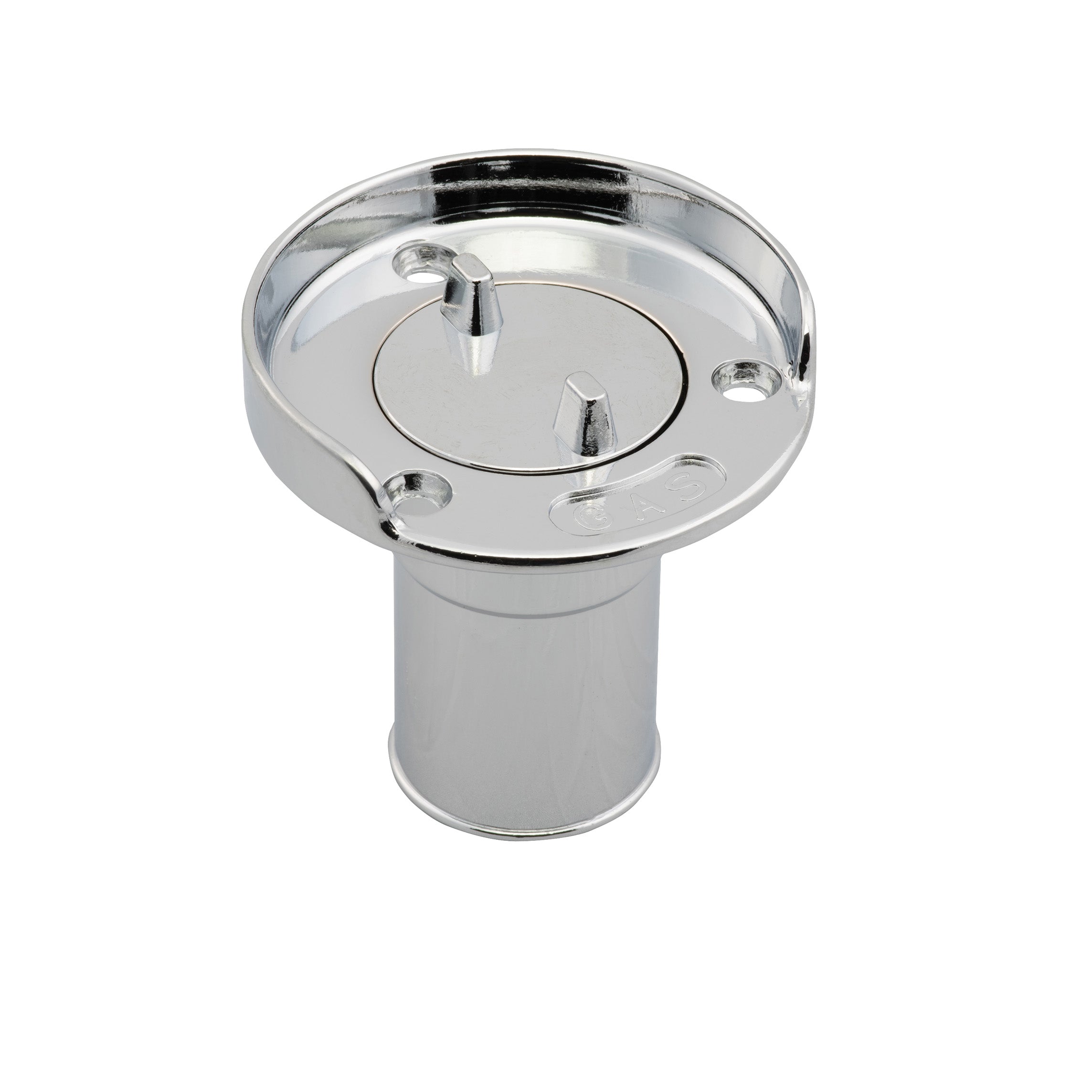 Chrome Plated Zinc Hose Deck Fill with Splash Guard (Gas) Whitecap Marine Hardware
