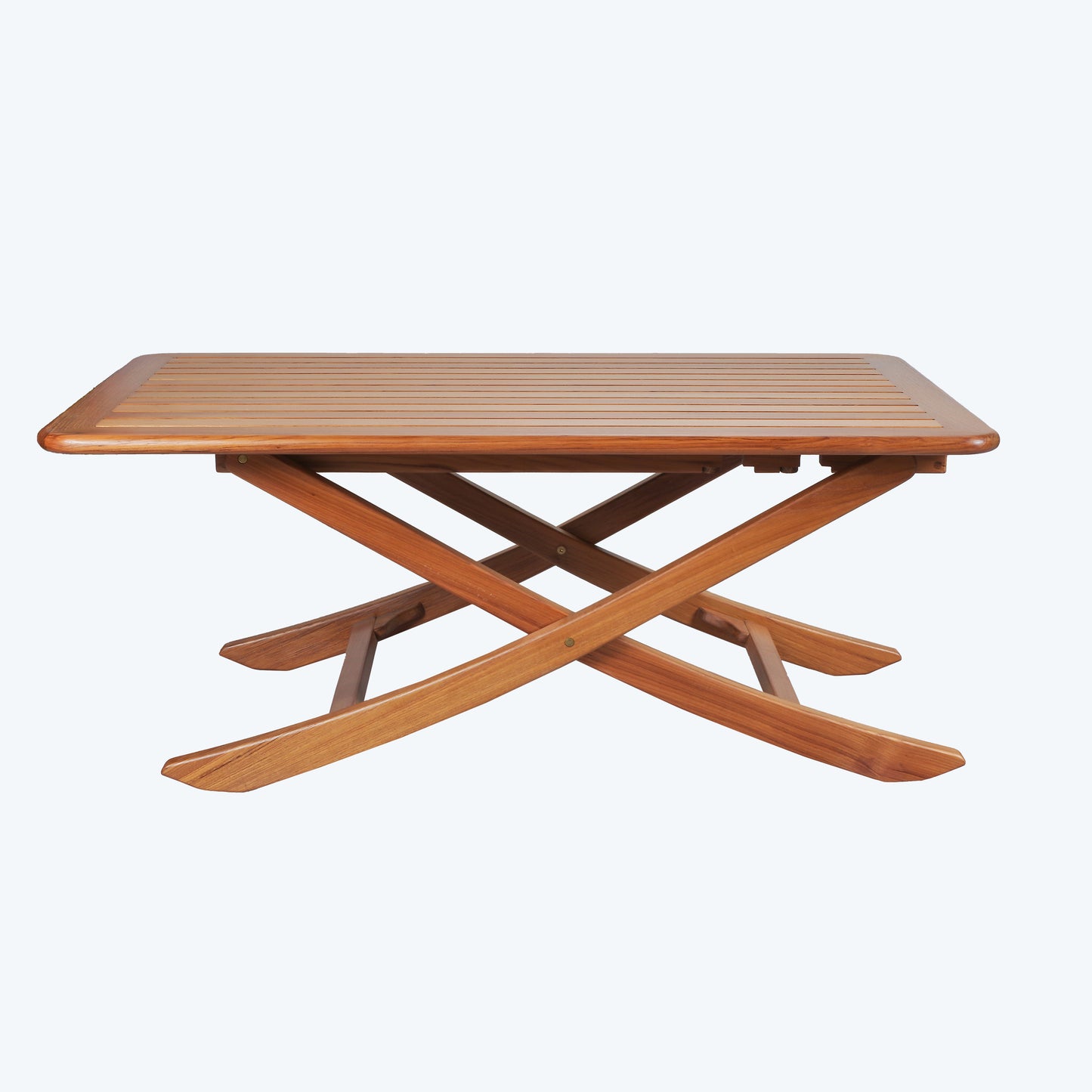 Premium Grade Teak Large Adjustable Slat Top Table