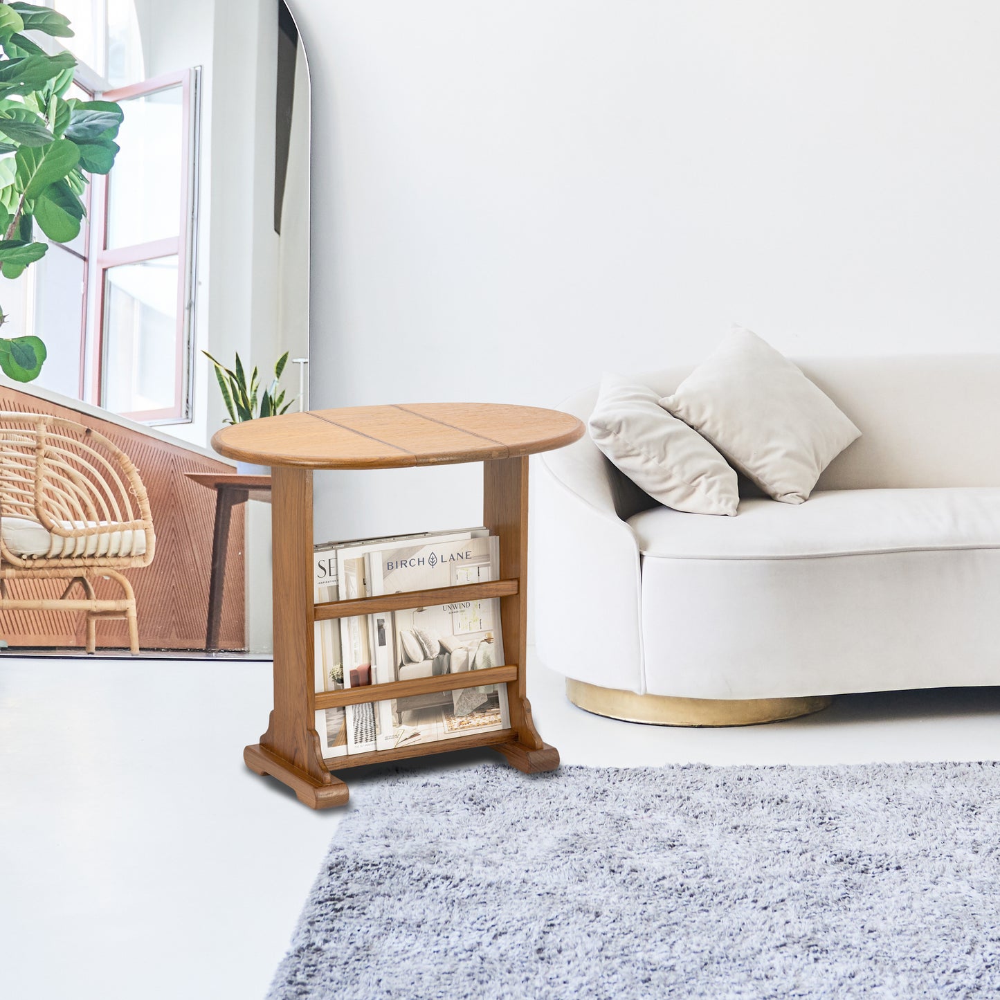 Small Premium Grade Teak Drop Leaf Table
