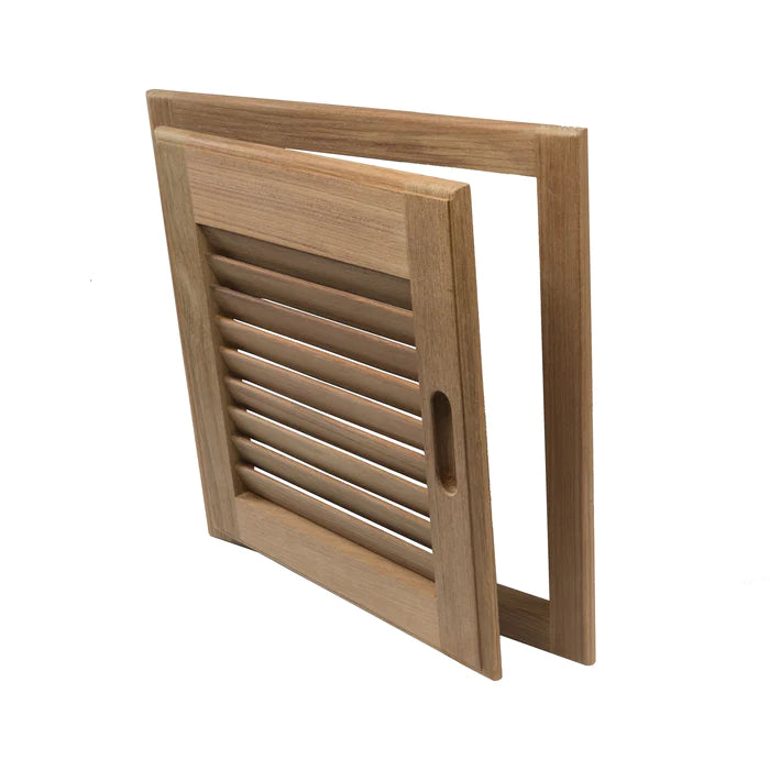 Right Handed 15" Louvered Door & Frame