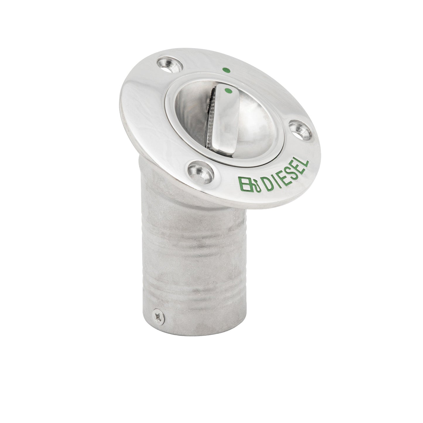 30° 316 Stainless Steel EPA Pull Up Deck Fill with 2" Hose (Diesel)