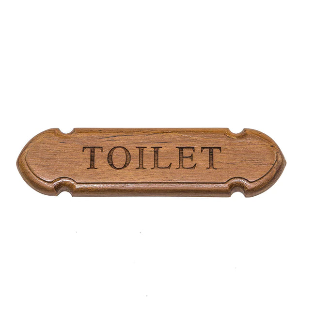 Toilet Name Plate