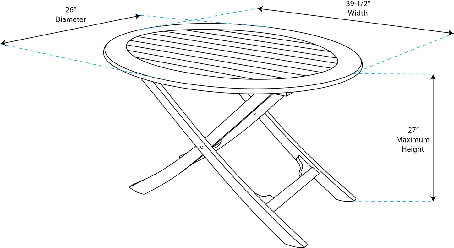 Premium Grade Teak Rembrandt Table