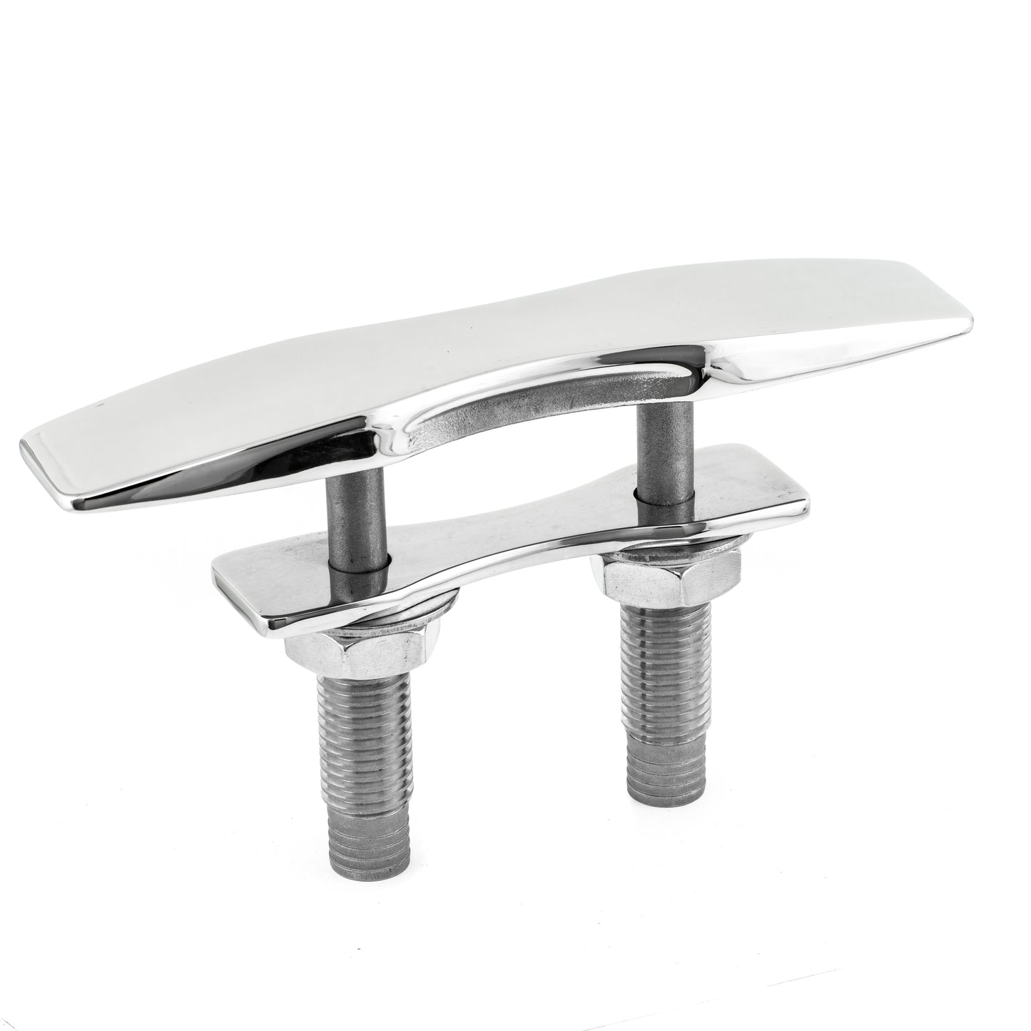 10" 316 Stainless Steel Contoured Body Absolute Flush Pull Up Cleat