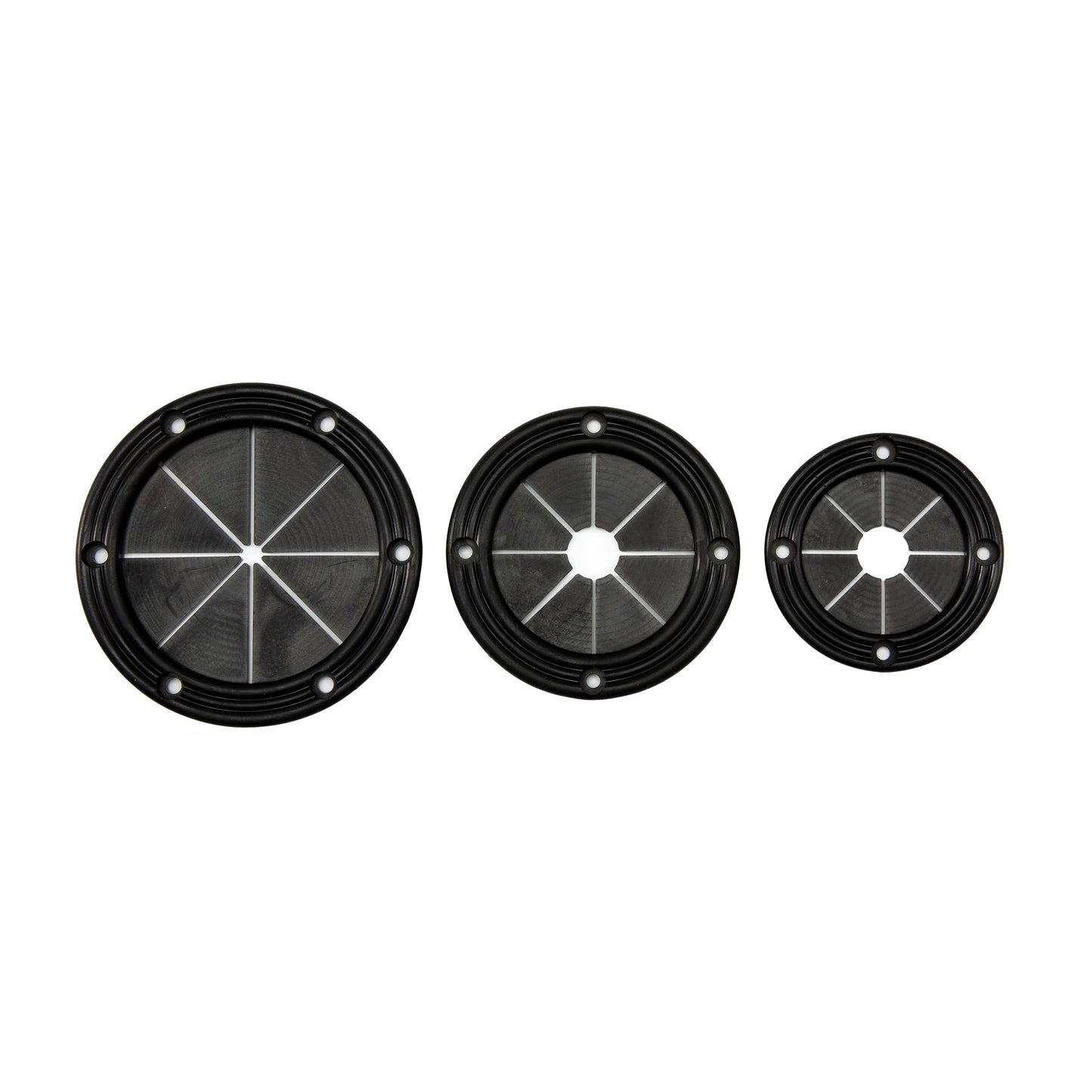 2-3/4" Black Rubber Utility Grommet