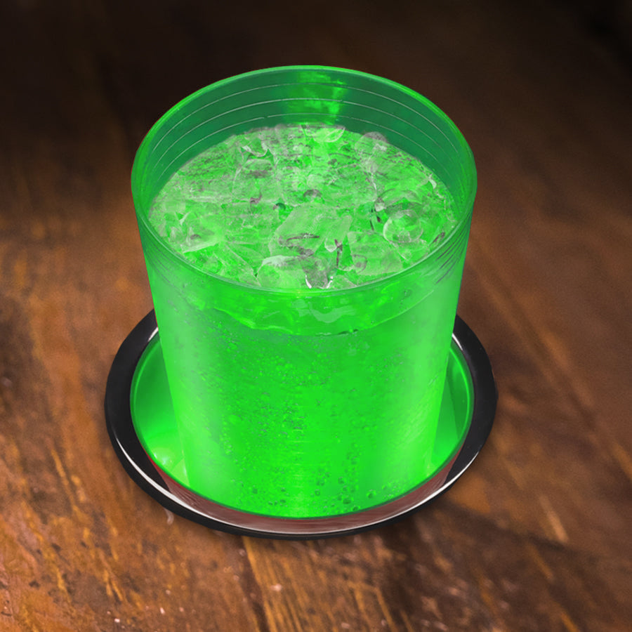 304 Stainless Steel Flush Drink Holder with Green LED Light