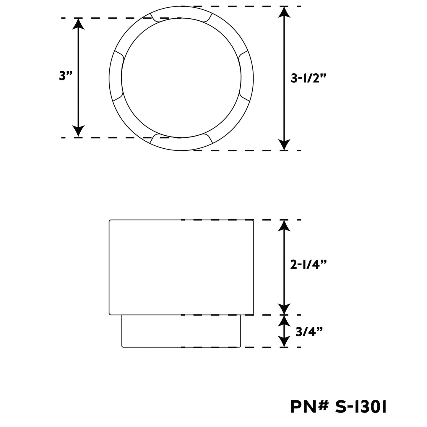 Large Rubber Drink Gripper Cup Insert