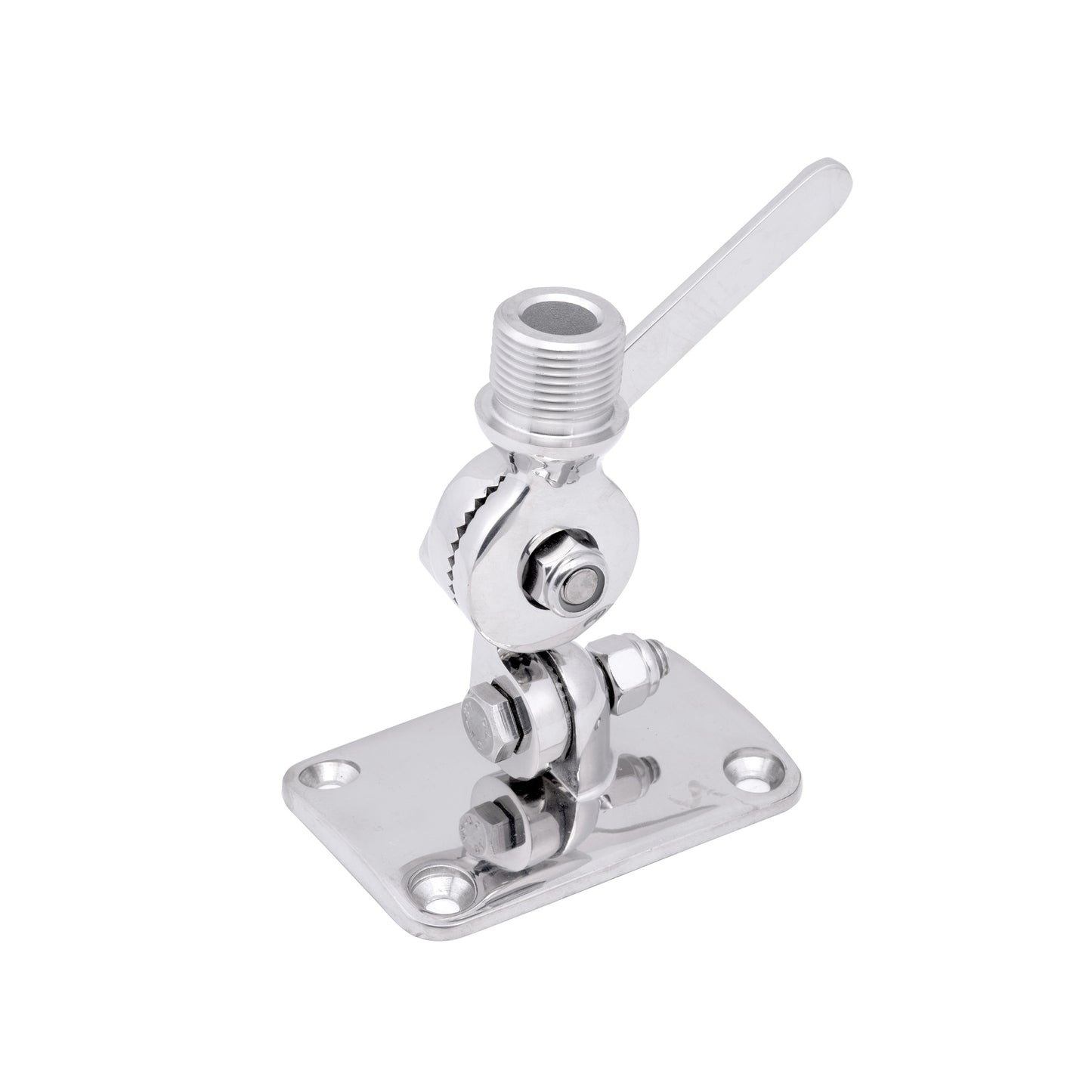 3-5/8" x 2-1/2" 316 Stainless Steel Ratchet/Antenna Mount