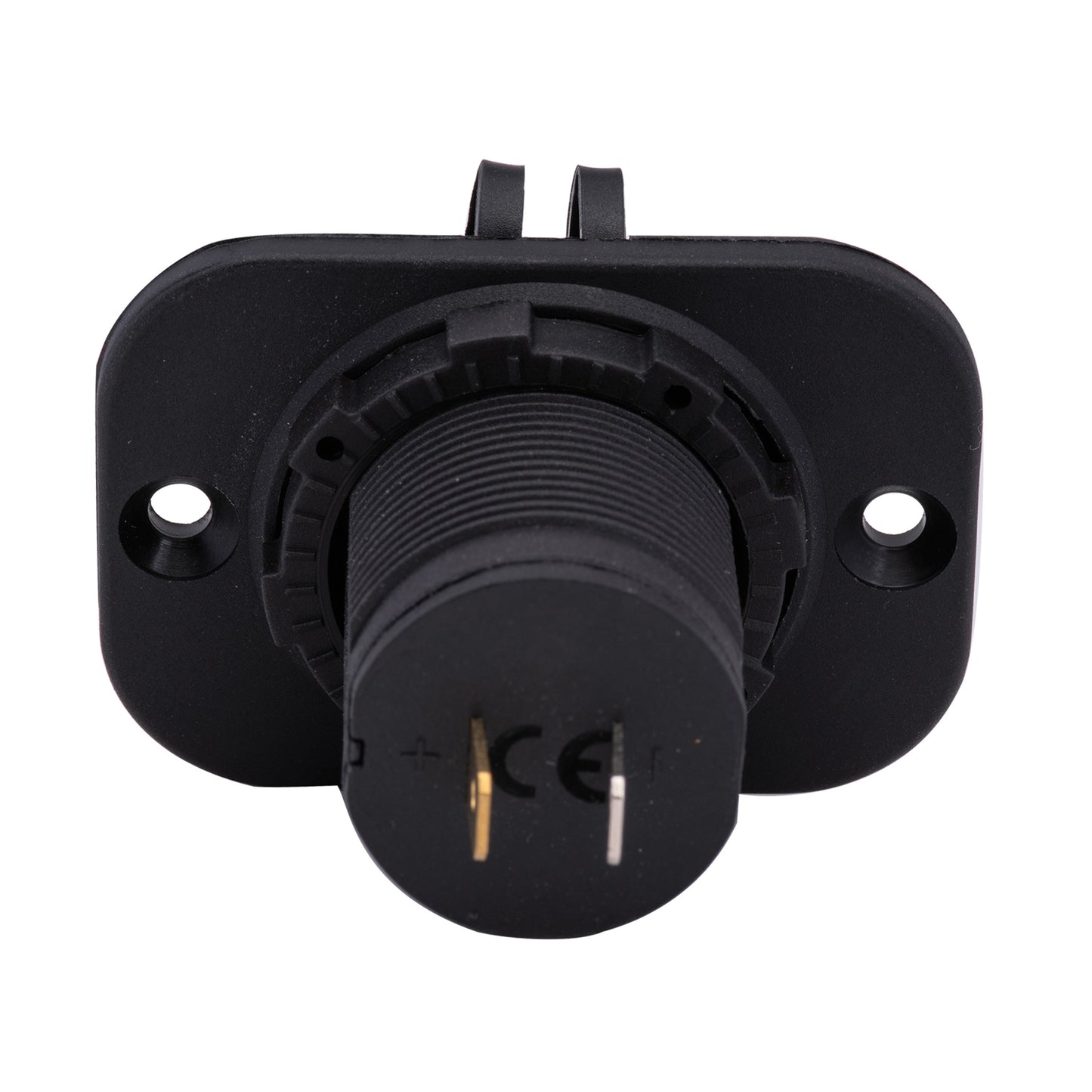 Black Nylon Single USB Charging Port