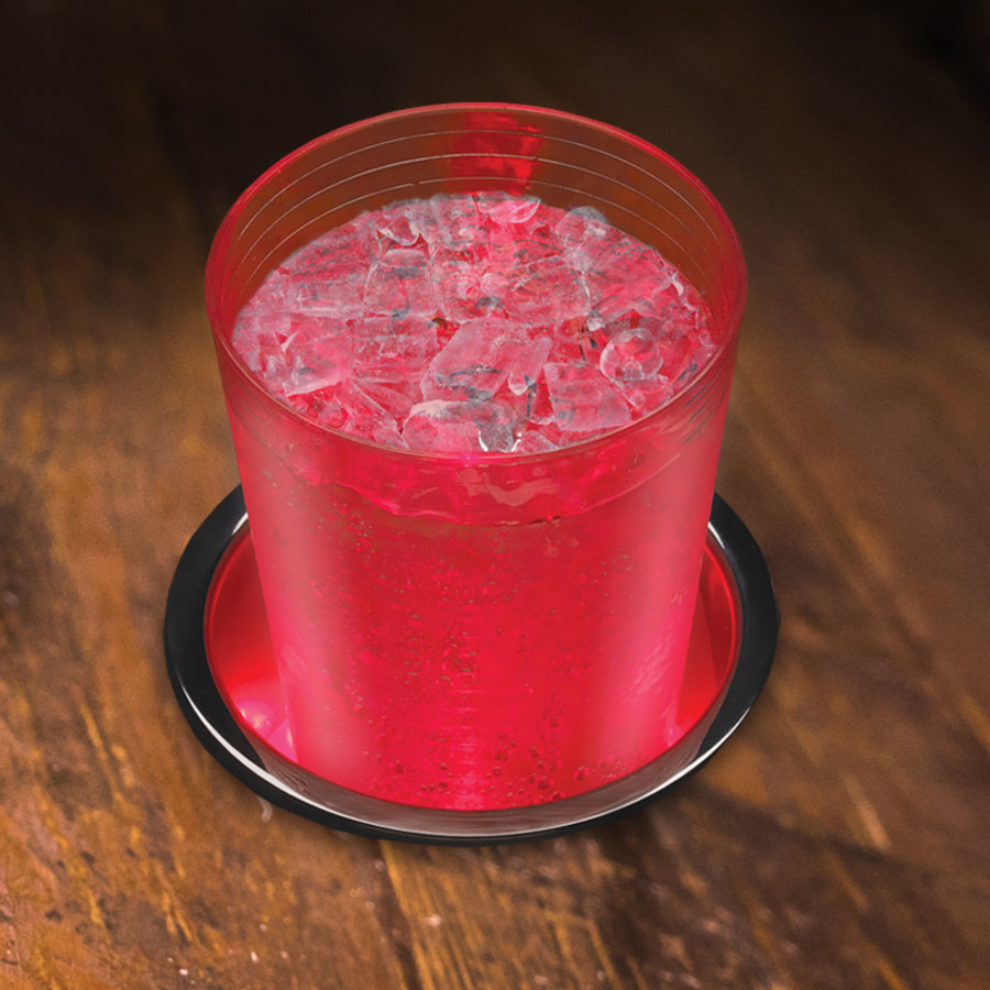 304 Stainless Steel Flush Drink Holder with Red LED Light