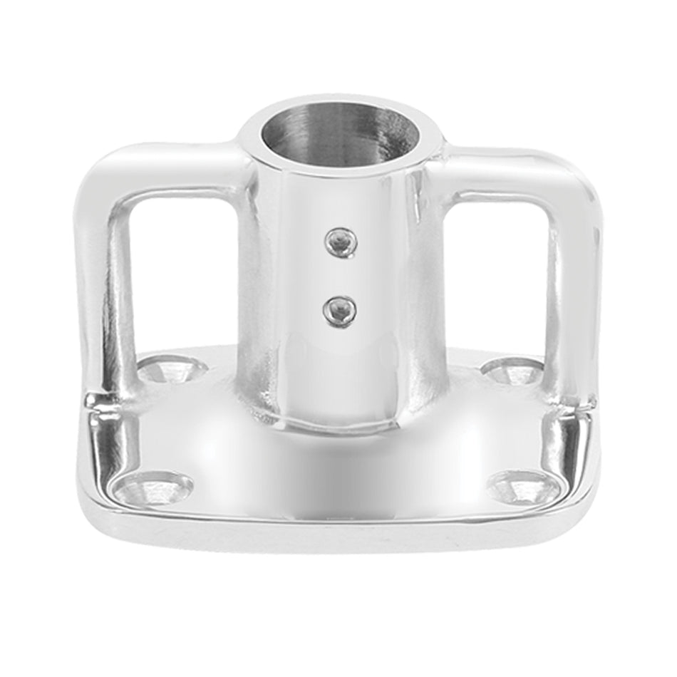 4° 316 Stainless Steel Rectangular Base Rail Fitting