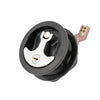 3" Black Nylon & Chrome Plated Zinc T-Style Compression Handle - Locking