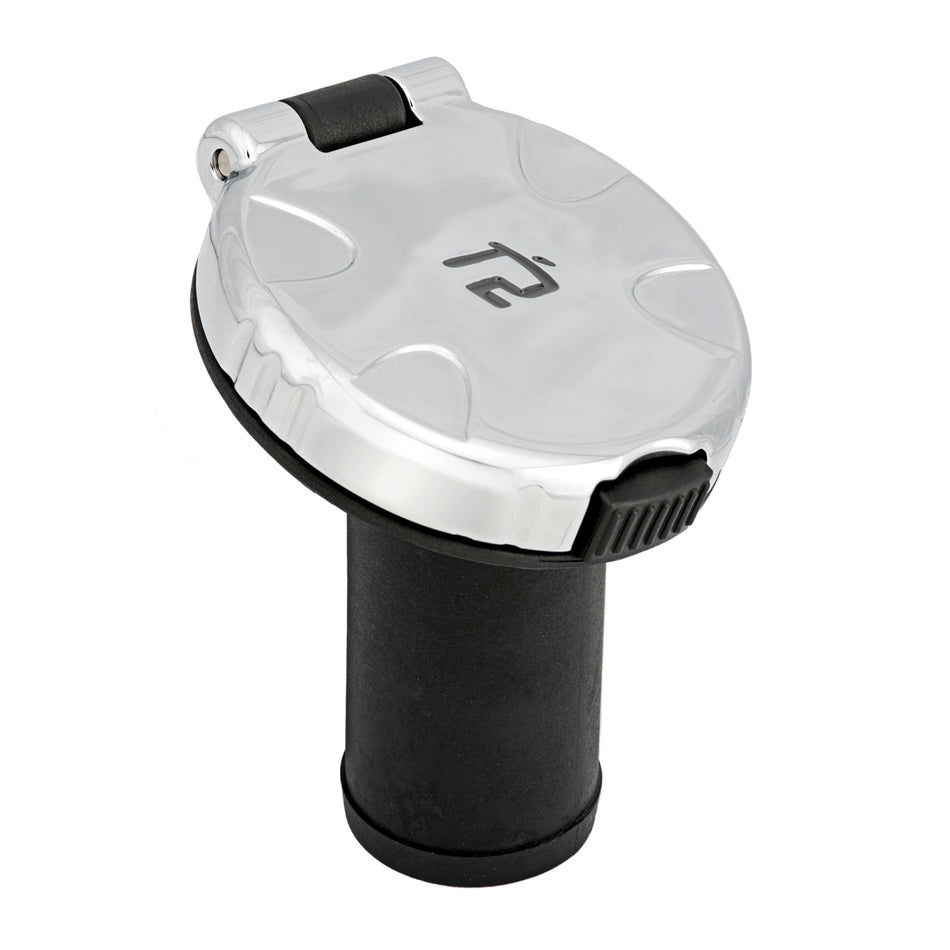 30° Stainless Steel EPA/CARB Sculpted Flip Top Pressurized Deck Fill - Waste