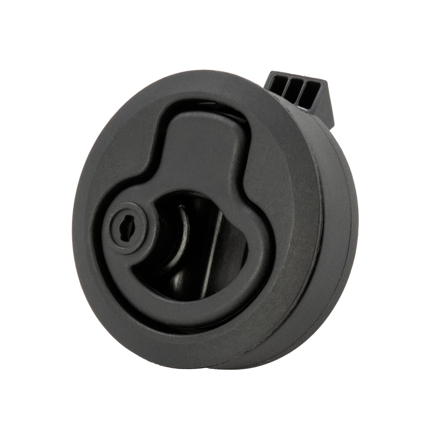 Locking Black Nylon D-Style Slam Latch