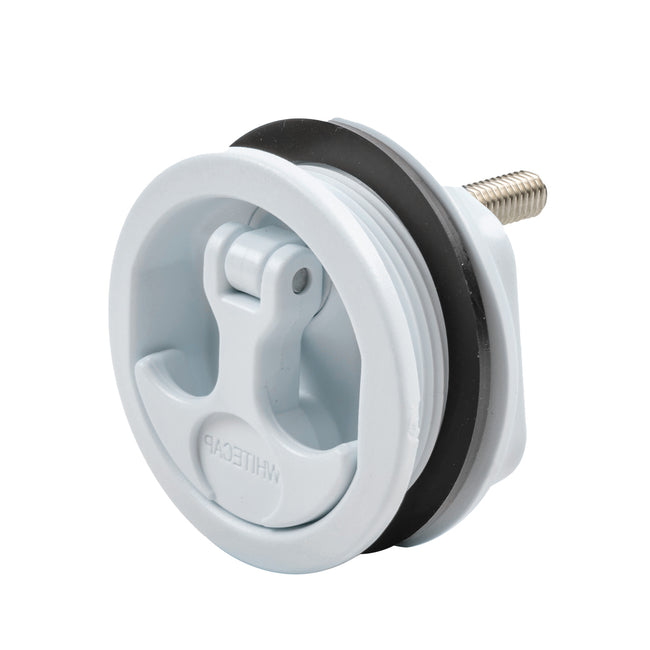 3" White Nylon Non-Locking T-Style Non-Compression Handle