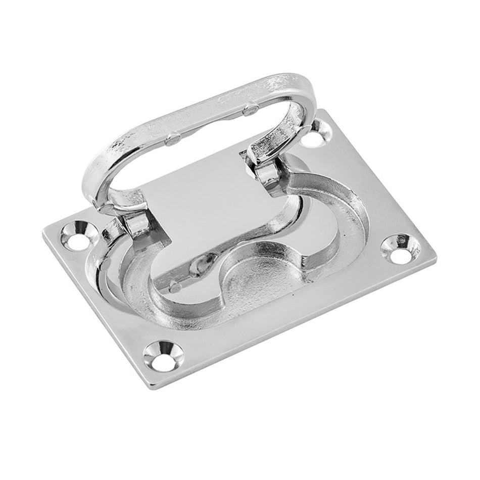 3" Chrome Plated Brass Flush Pull Ring