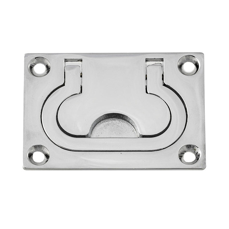 3" Chrome Plated Brass Flush Pull Ring