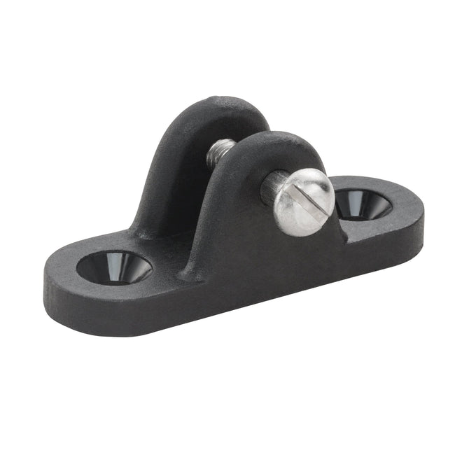 7/8" x 2-7/16" 90° Black Nylon Deck Hinge