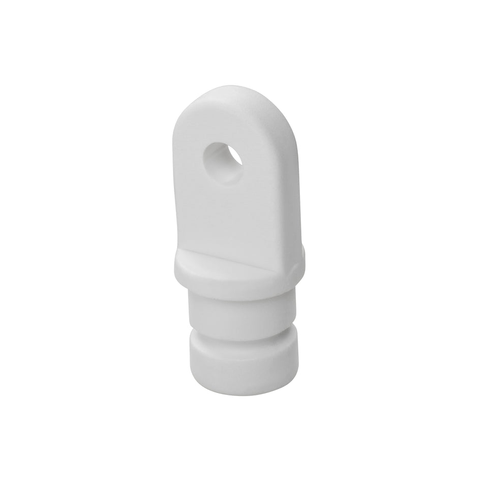 7/8" Tube White Nylon Inside Eye End Fitting