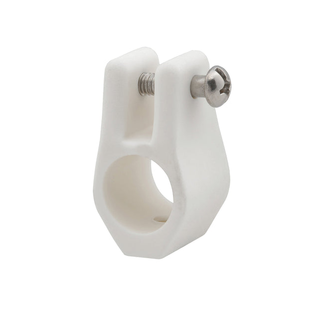 White Nylon Jaw Slide with 3/4" Tube Size