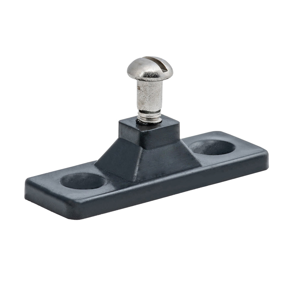 7/8" x 2-7/16" Black Nylon Side Mount Deck Hinge