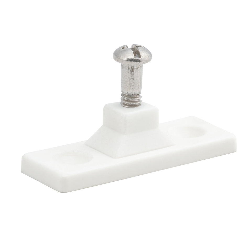 7/8" x 2-7/16" White Nylon Side Mount Deck Hinge
