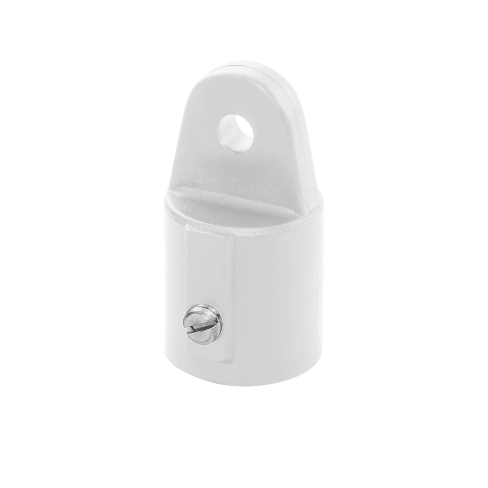 3/4" Tube White Nylon Top Cap Fitting