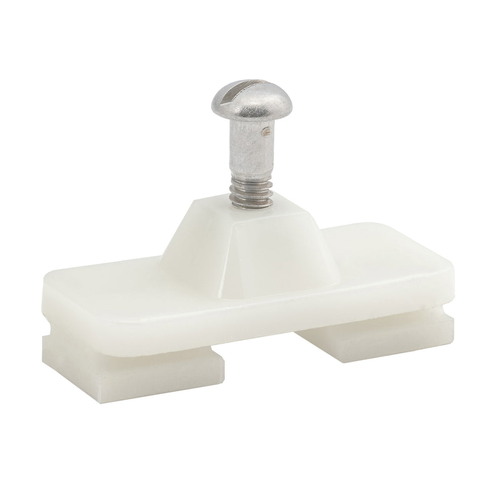 3/16" x 5" White Nylon Side Mount/ Slide Deck Hinge White Nylon Sliding Deck Hinge