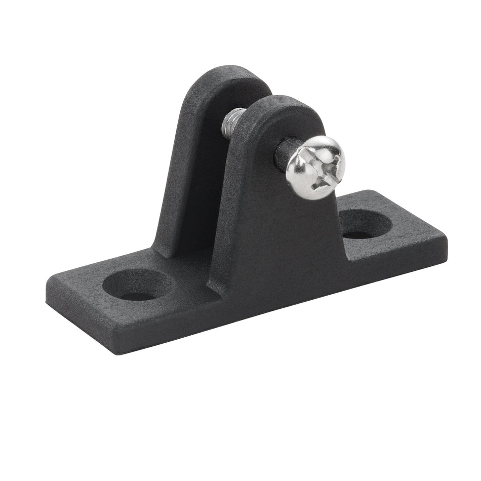 7/8" x 2-7/16" Black Nylon Angle Base Deck Hinge