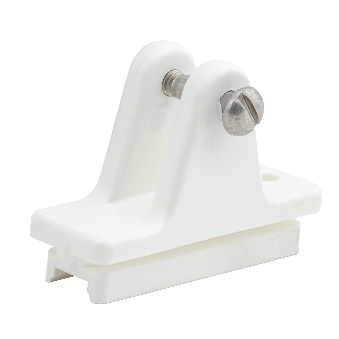 Deck Hinge/Slide White Nylon Sliding Deck Hinge