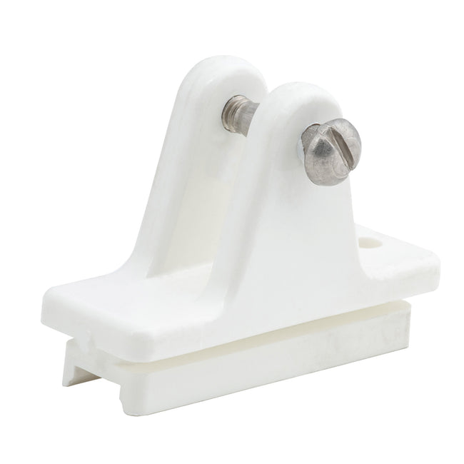 Deck Hinge/Slide White Nylon Sliding Deck Hinge