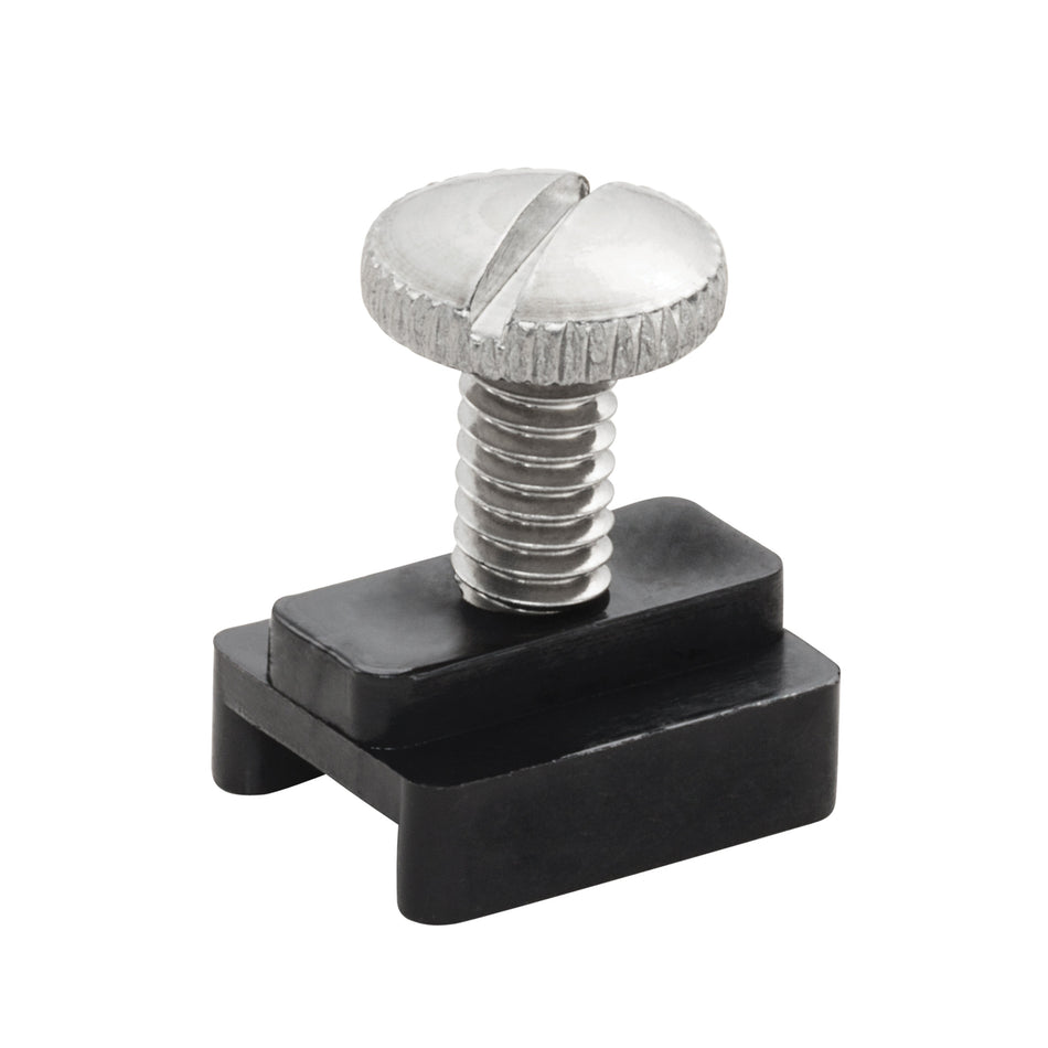 0.850 Track Black Nylon Slide Lock with Screw