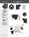 3" Waterproof Black Nylon Chrome Zinc Slam Latch - Locking