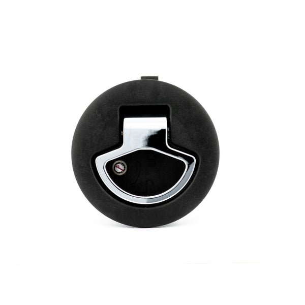 3" Waterproof Black Nylon Chrome Zinc Slam Latch - Locking