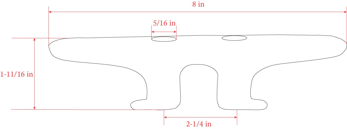 Nylon Dock Cleat