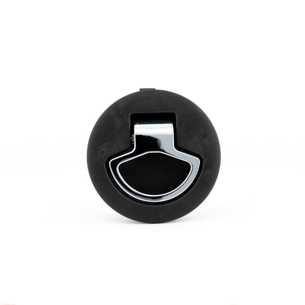 3" Waterproof Black Nylon Chrome Zinc Slam Latch - Non-Locking