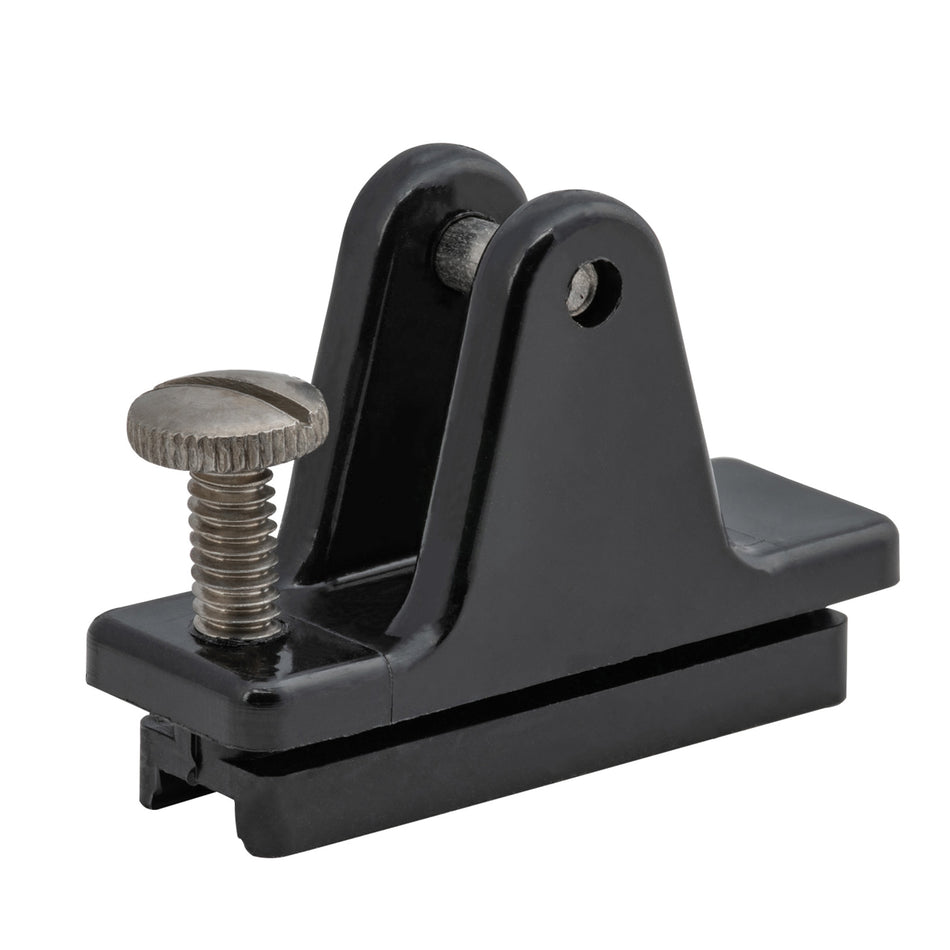 3/16" x 5" Bolt Black Nylon Deck Hinge/Slide Lock Combo Sliding Deck Hinge