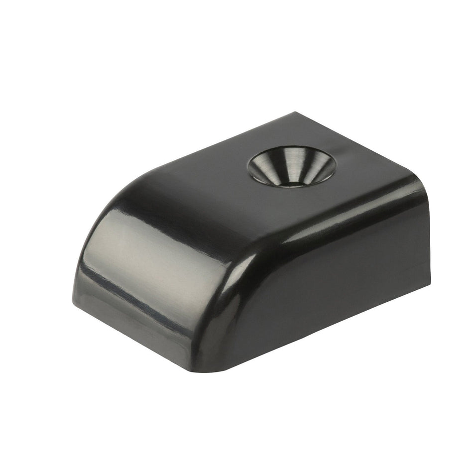 1" Black Nylon Gunnel Molding End Cap