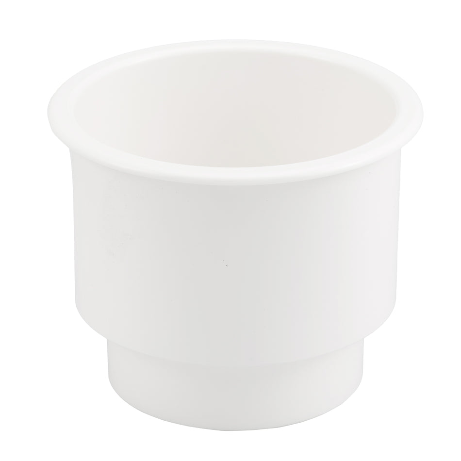 White Nylon 3" Mini Flush Cup Holder with 2-7/8" Depth