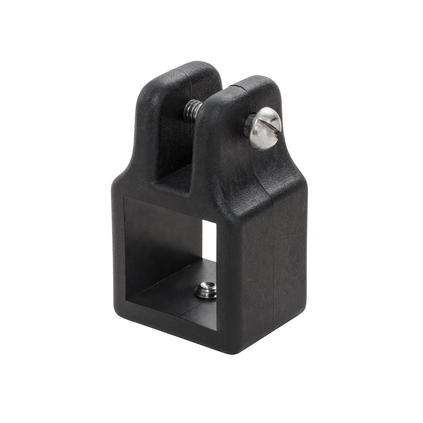 Black Nylon Jaw Slide with 1" Square Tube Size