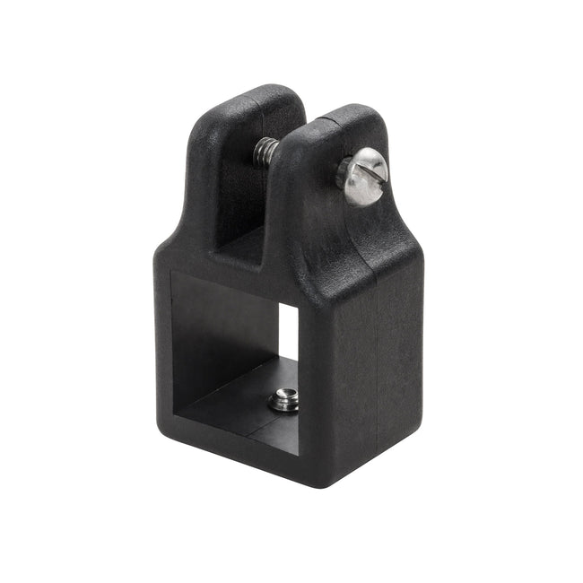 Black Nylon Jaw Slide with 1" Square Tube Size