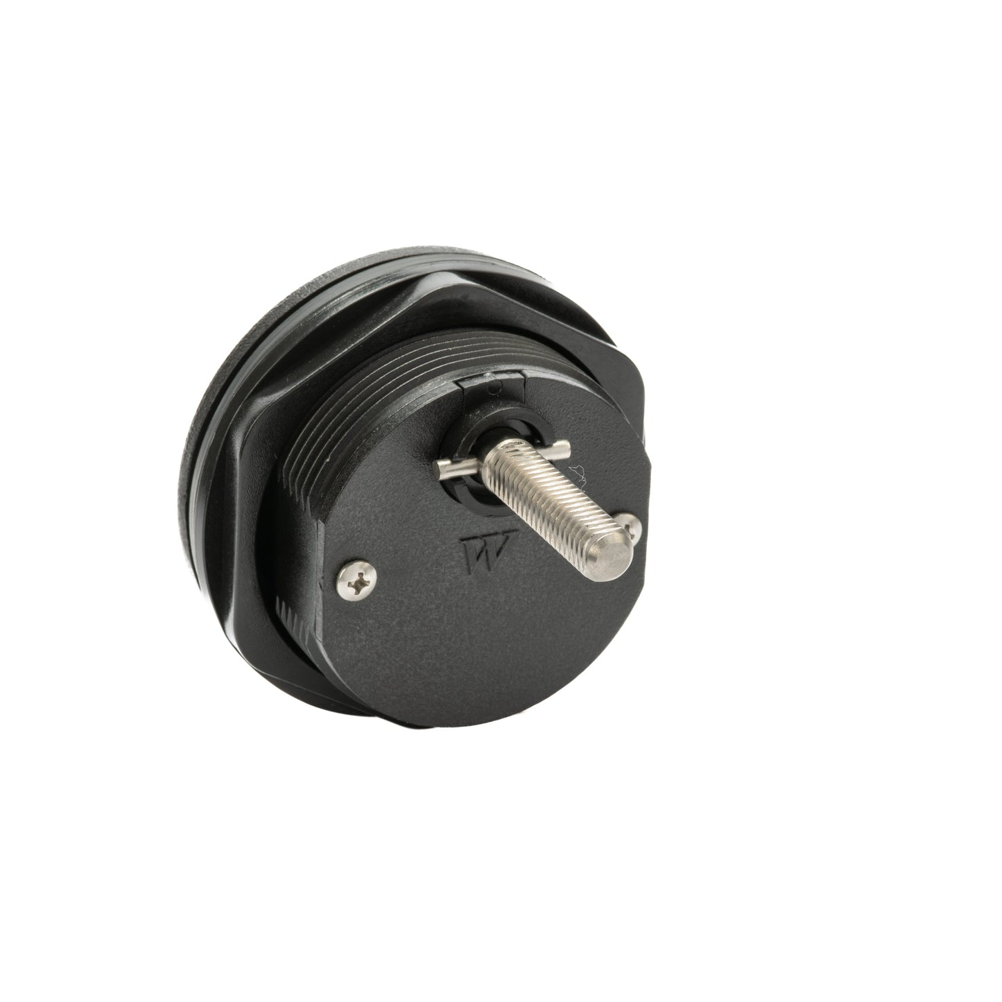 Black Nylon & 316 Stainless Steel T-Style Compression Handle - Locking