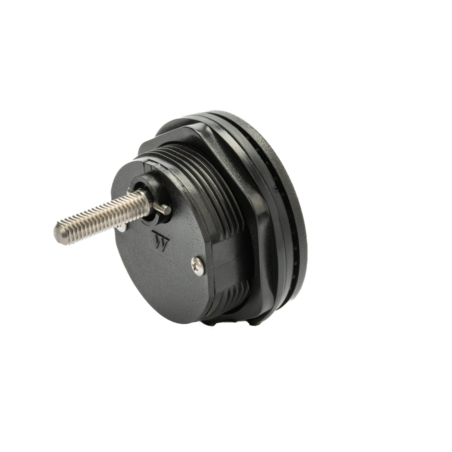 Black Nylon & 316 Stainless Steel T-Style Compression Handle - Locking