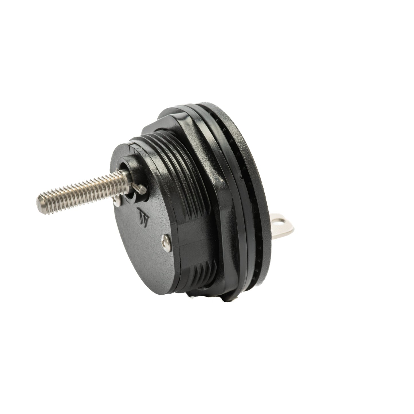 Black Nylon & 316 Stainless Steel T-Style Compression Handle - Locking