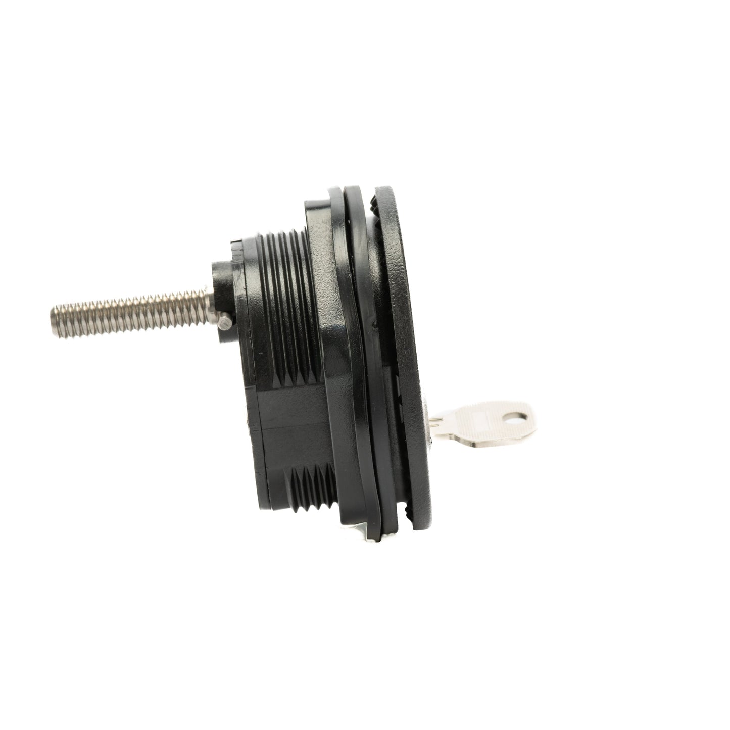 Black Nylon & 316 Stainless Steel T-Style Compression Handle - Locking
