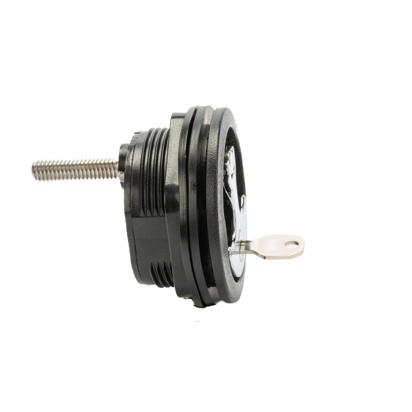 Black Nylon & 316 Stainless Steel T-Style Compression Handle - Locking