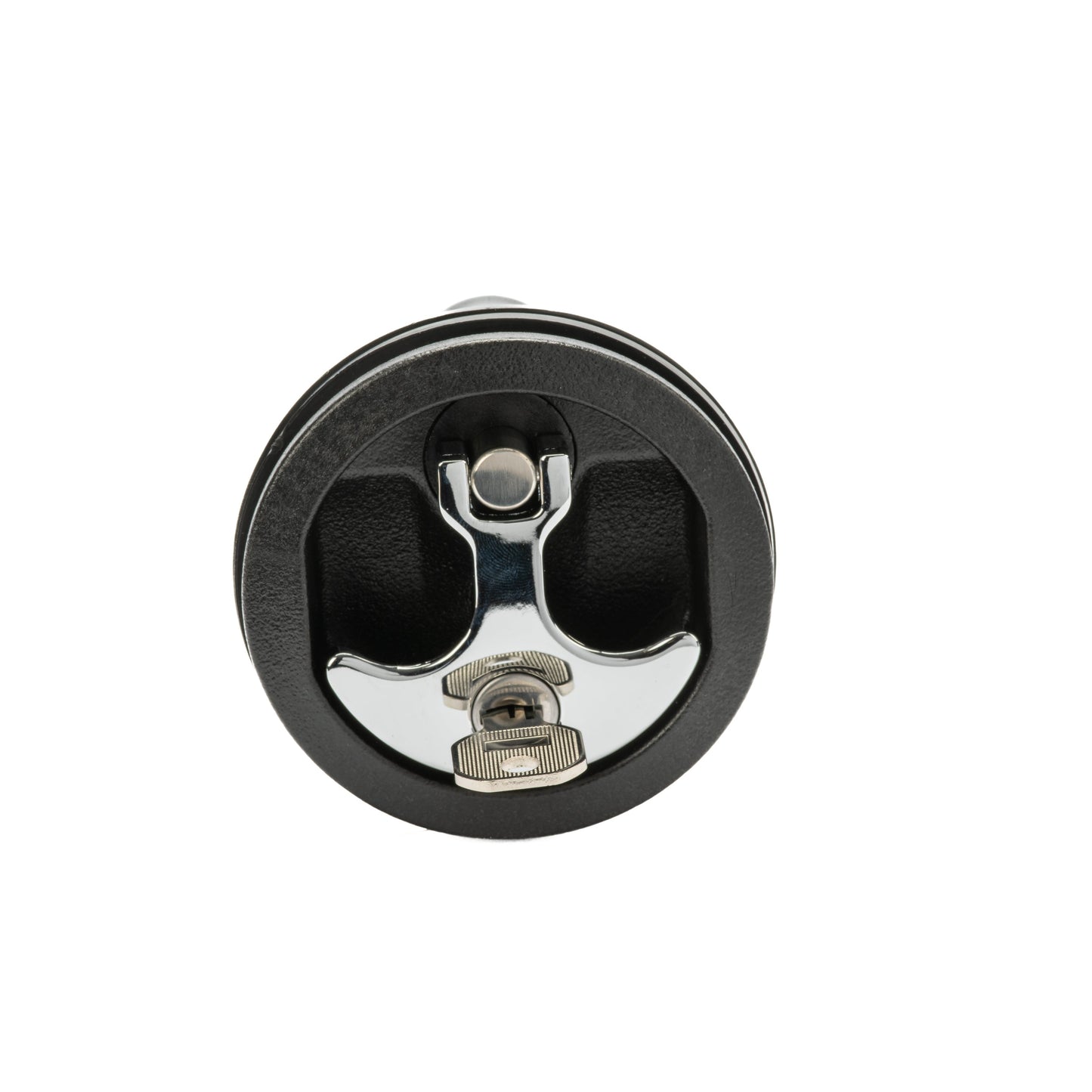 Black Nylon & 316 Stainless Steel T-Style Compression Handle - Locking