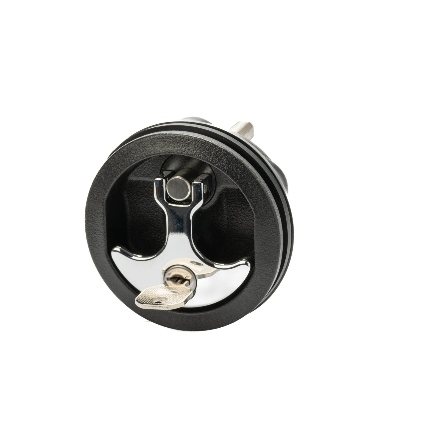 Black Nylon & 316 Stainless Steel T-Style Compression Handle - Locking